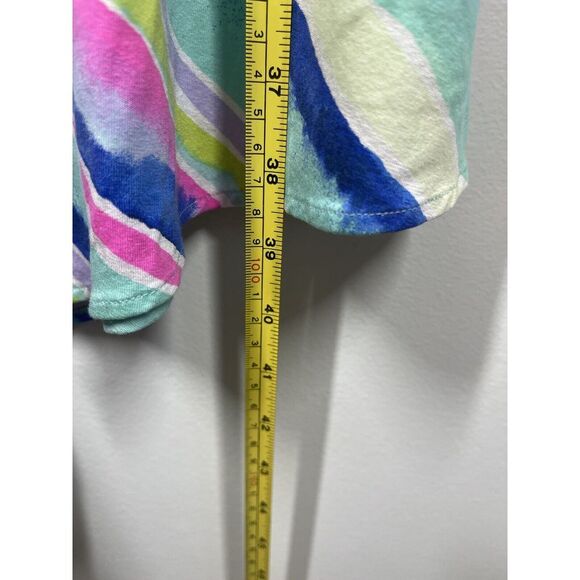 Lilly Pulitzer Magnolia Midi Ceviche Asymmetrical Stripe Dress Womens Size S - Picture 7 of 8